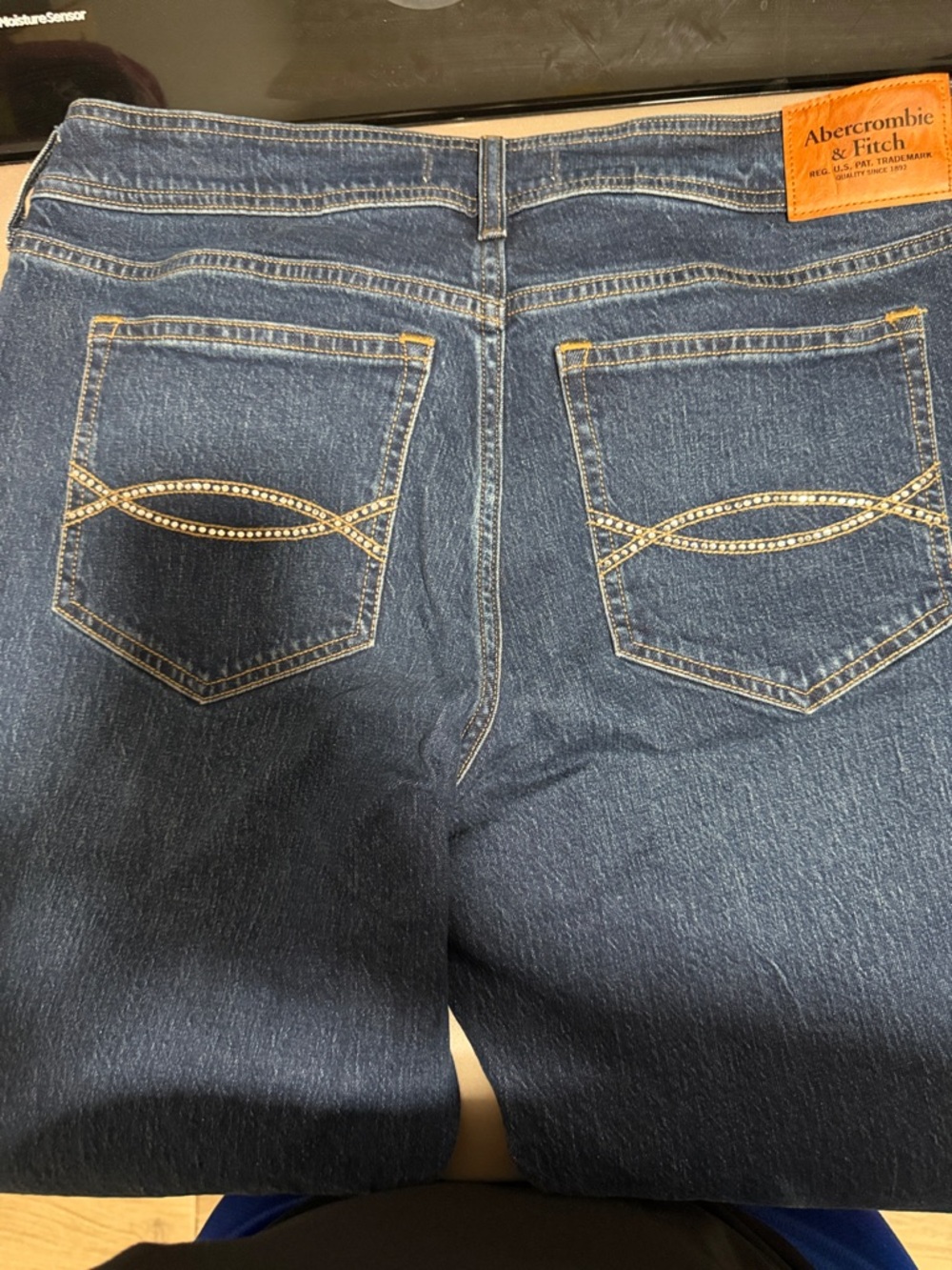 Abercrombie & Fitch Women's Boot Cut Jeans - Dark Gray Wash